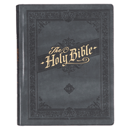 KJV Holy Bible, Large Print Note-Taking Bible, Faux Leather Hardcover - King James Version, Plum