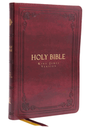 KJV Holy Bible: Large Print Thinline, Vintage Series, Burgundy Leathersoft, Red Letter, Comfort Print: King James Version
