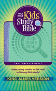 KJV Kids Study Bible, Flexisoft (Red Letter, Imitation Leather, Purple/Green)
