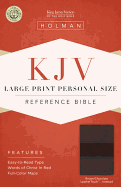 KJV Large Print Personal Size Reference Bible, Brown