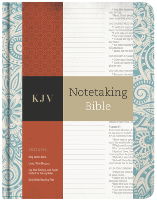 KJV Notetaking Bible, Blue Floral - Holman Bible Publishers (Editor)
