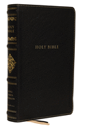 KJV, Personal Size Reference Bible, Sovereign Collection, Genuine Leather, Black, Red Letter, Comfort Print: Holy Bible, King James Version