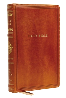 KJV, Personal Size Reference Bible, Sovereign Collection, Leathersoft, Brown, Red Letter, Comfort Print: Holy Bible, King James Version - Thomas Nelson