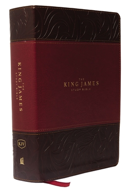 KJV, The King James Study Bible, Leathersoft, Burgundy, Red Letter, Full-Color Edition: Holy Bible, King James Version - Thomas Nelson