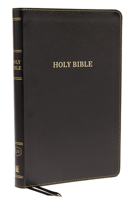 KJV, Thinline Bible, Standard Print, Imitation Leather, Black, Red Letter Edition - Thomas Nelson