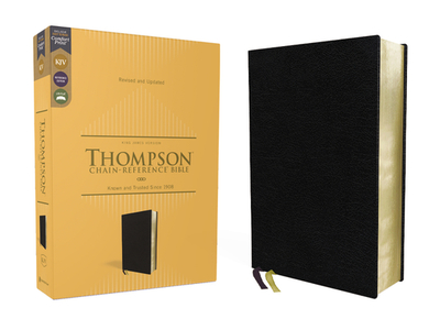 Kjv, Thompson Chain-Reference Bible, European Bonded Leather, Black, Red Letter, Comfort Print - Thompson, Frank Charles, Dr. (Editor), and Zondervan