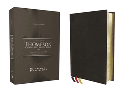 Kjv, Thompson Chain-Reference Bible, Premium Goatskin Leather, Black, Premier Collection, Art Gilded Edges, Black Letter, Comfort Print