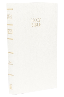 KJV, Vest Pocket New Testament, Leathersoft, White, Red Letter: Holy Bible, King James Version - Nelsonword