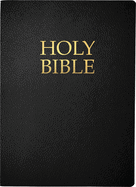 Kjver Holy Bible, Large Print, Black Bonded Leather, Thumb Index: (King James Version Easy Read, Red Letter)