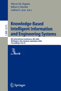 Knowledge-Based Intelligent Information and Engineering Systems: 8th International Conference, Kes 2004, Wellington, New Zealand, September 20-25, 2004. Proceedings. Part III