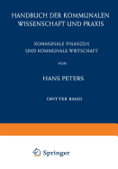 Kommunale Finanzen Und Kommunale Wirtschaft