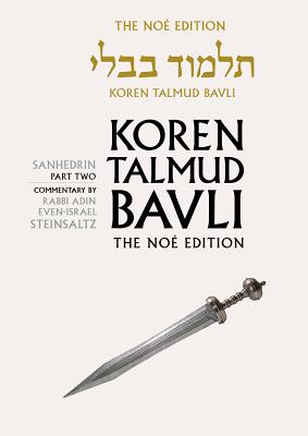 Koren Talmud Bavli: v. 30: Sandhedrin Part 2, English - Steinsaltz, Adin, Rabbi