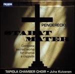 Krzysztof Penderecki: Stabat Mater - Complete sacred works for chorus a aappella