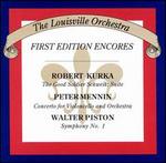Kurka, Mennin, Piston: Orchestral Works - Janos Starker (cello); Louisville Orchestra