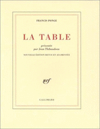 La Table - Ponge, Francis