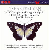 Lalo: Symphonie Espagnole, Op. 21; Sibelius: Violin Concerto; Ravel; Tzigane - Itzhak Perlman (violin)