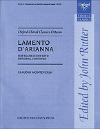 Lamento D'Arianna: For Ssatb Choir with Optional Continuo - Monteverdi, Claudio