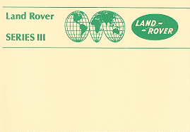 Land Rover Ser 3 Owner Hndbk 79-85