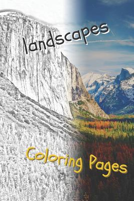 Landscape Coloring Pages: Beautiful Landscapes Coloring Pages, Book, Sheets, Drawings - Pages, Coloring