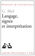 Langage, Signes Et Interpretation