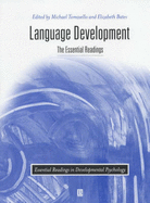 Language Development - Tomasello, Mike (Editor), and Bates, Elizabeth (Editor)