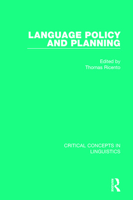 Language Policy and Planning - Ricento, Thomas (Editor)