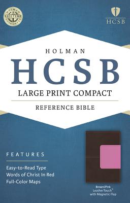 Large Print Compact Reference Bible-HCSB-Magnetic Flap - Holman Bible Publishers (Editor)