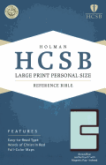 Large Print Personal Size Reference Bible-HCSB-Magnetic Flap