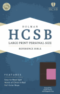 Large Print Personal Size Reference Bible-HCSB-Magnetic Flap