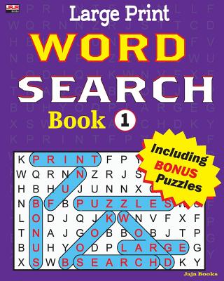 Large Print WORD SEARCH Book - Jaja Books