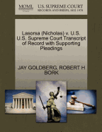 Lasorsa (Nicholas) V. U.S. U.S. Supreme Court Transcript of Record with Supporting Pleadings
