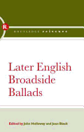 Later English Broadside Ballads