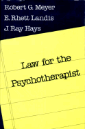Law for the Psychotherapist