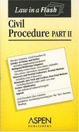 Law in a Flash Cards: Civil Procedure II - Emanuel, Steven