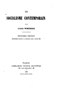 Le Socialisme Contemporain