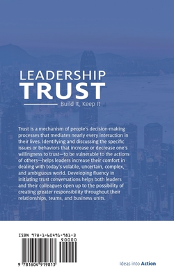Leadership Trust: Build It, Keep It - Evans, Christopher