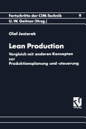 Lean Production: Vergleich Mit Anderen Konzepten Zur Produktionsplanung Und -Steuerung