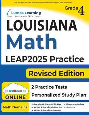 LEAP Test Prep: 4th Grade Math Practice Workbook and Full-length Online Assessments: LEAP Study Guide - Learning, Lumos