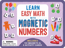 Learn Easy Math with Magnetic Numbers: Includes 132 Magnets & 6 Activity Cards
