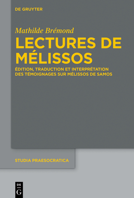 Lectures de M?lissos - Br?mond, Mathilde