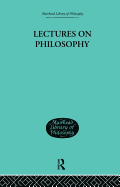 Lectures on philosophy