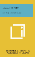 Legal History; Law and Social Change