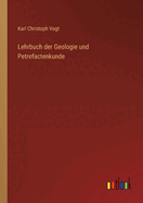 Lehrbuch der Geologie und Petrefactenkunde