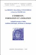 L'Embryon Formation Et Animation