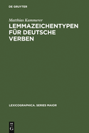 Lemmazeichentypen fr deutsche Verben