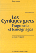 Les Cyniques Grecs: Fragments Et Tmoignages