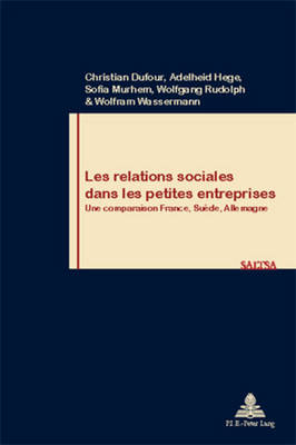 Les Relations Sociales Dans Les Petites Entreprises: Une Comparaison France, Sude, Allemagne - Pochet, Philippe (Editor), and Dufour, Christian, and Hege, Adelheid