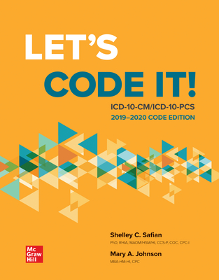 Let's Code It! ICD-10-CM/PCs 2019-2020 Code Edition - Safian, Shelley