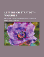 Letters on Strategy; Volume 1