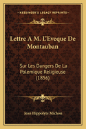 Lettre A M. L'Eveque De Montauban: Sur Les Dangers De La Polemique Religieuse (1856)